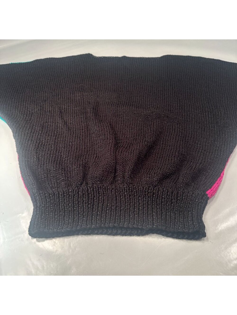 Nannell Sweater Womens Vintage 90s Full House Pullover Hand Knit Wool Blend - Picture 7 of 11